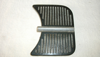Right dash grill, front view.
