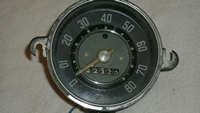 Speedometer, front view.