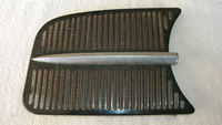 Left dash grill, front view.