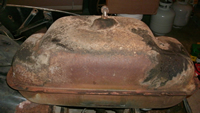 Gas Tank bottom, back view.