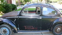 "Tonka" on driver side door.