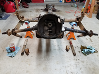 Shocks and Stop Brackets Removed.