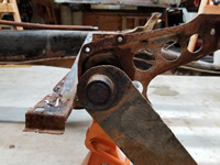 Torsion Rod Driven Out.
