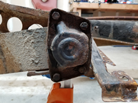 Passenger Side Spring Plate Bushing Cover.