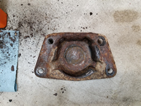 Inside View of Passenger Side Spring Plate Bushing Cover.
