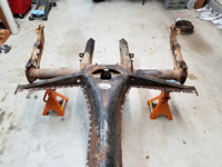 Front View of Rear Chassis with All Components Removed.