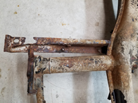 Bottom View of Passenger Side Torsion Tube.