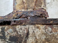 Close-up View of the Frame Head/Tunnel Joint.