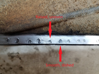 Difference in the Spot Welds.