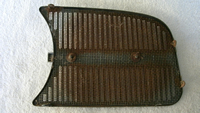 Left dash grill, rear view.